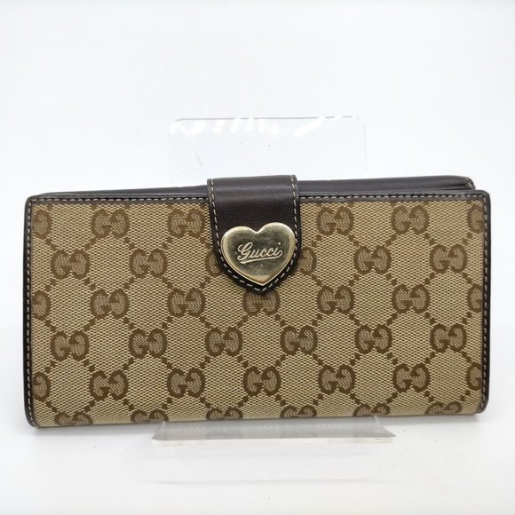 Gucci Handbags - Gucci Long Wallet GG Browns Canvas